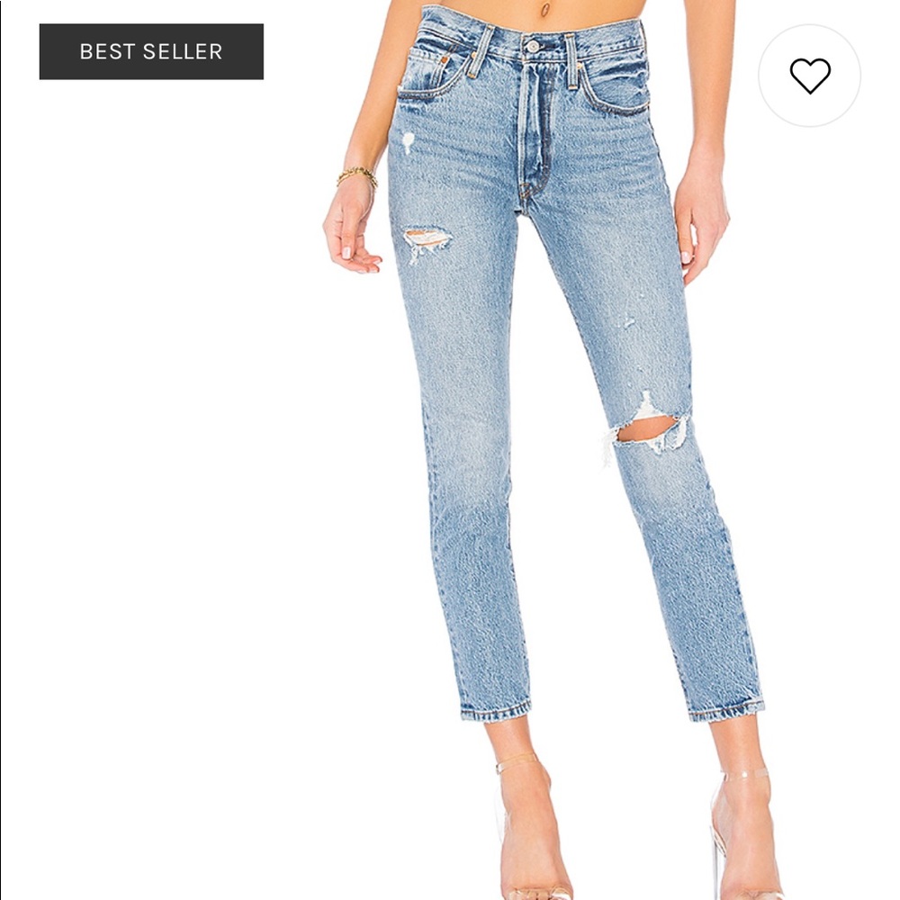 NEVER WORN 501 Levi’s Skinny from Revolve